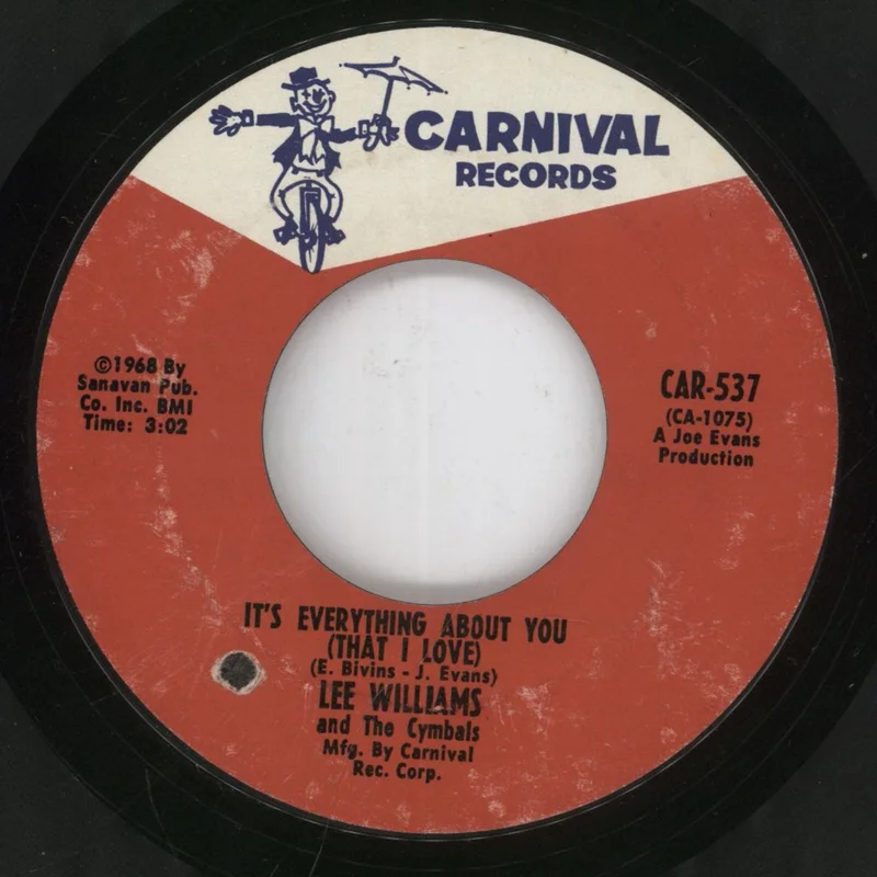 Lee 'Shot' Williams It's Everything About You (That I Love) / Please Say It Isn't So US 7" vinyl