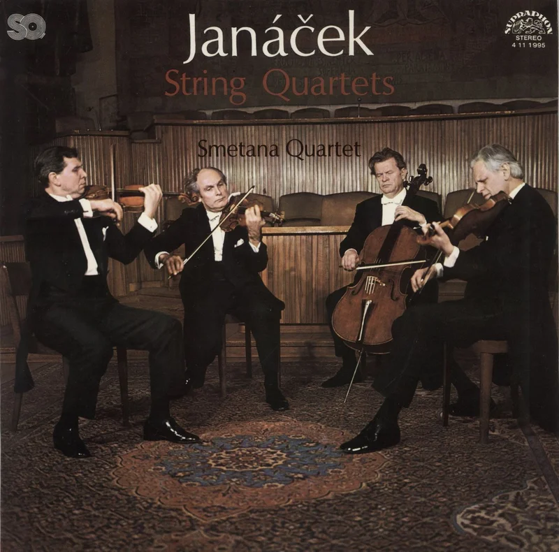 Leo Jancek String Quartet No 1 (Inspired By Tolstoy's "Kreutzer Sonata) String Quartet No 2 (Intimate Pages) Czech Vinyl LP