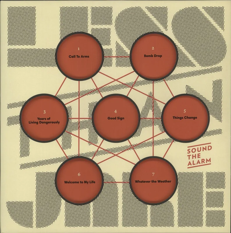 Less Than Jake Sound The Alarm - Clear / Orange Split Vinyl US 12" vinyl