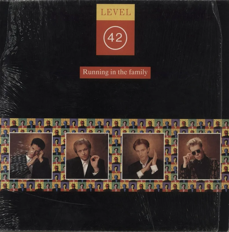 Level 42 Running In The Family - Shrink UK Vinyl LP