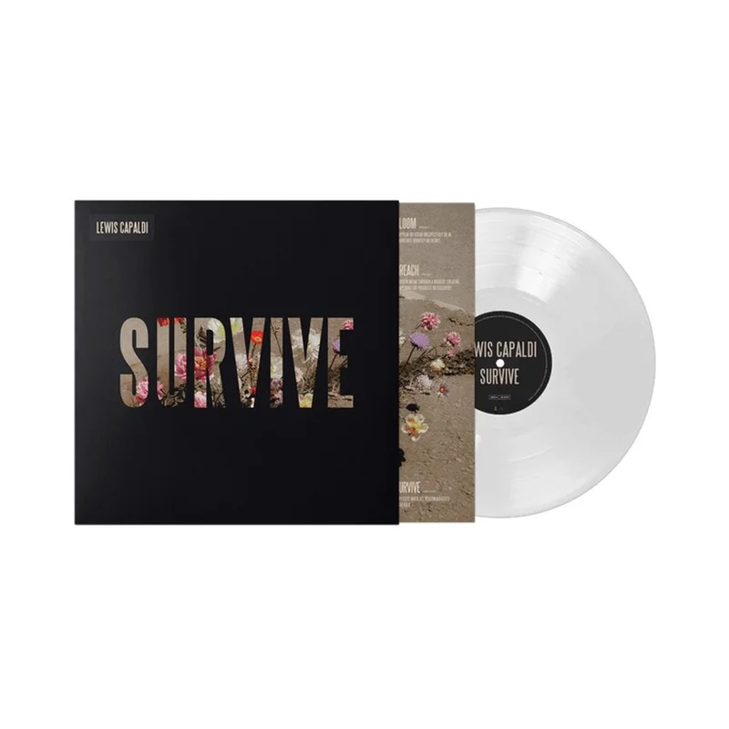 Lewis Capaldi Survive - Clear Vinyl - Sealed UK 12" vinyl