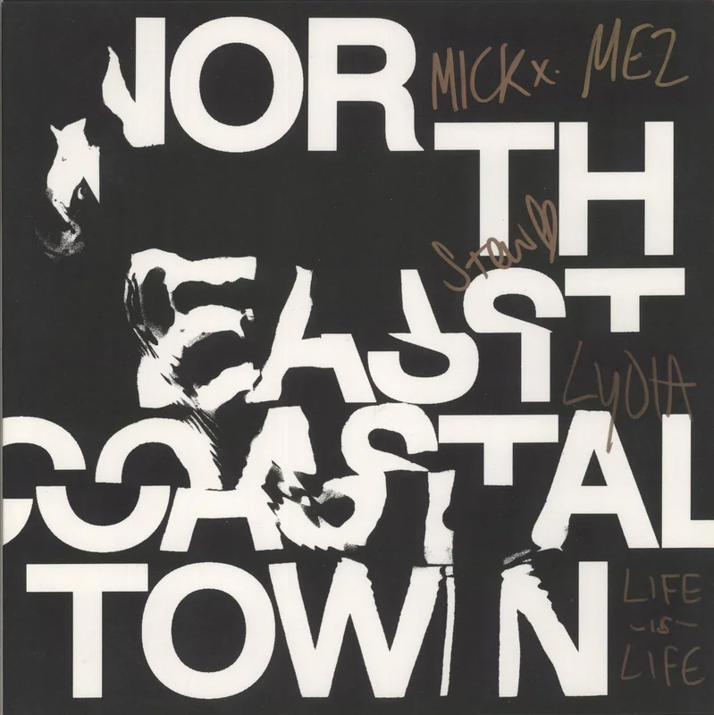 Life North East Coastal Town - Autographed UK Vinyl LP