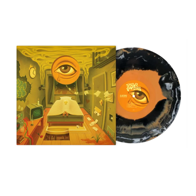 Life's Question - S/T 3 Color A/B Side Orange + Black + White Vinyl