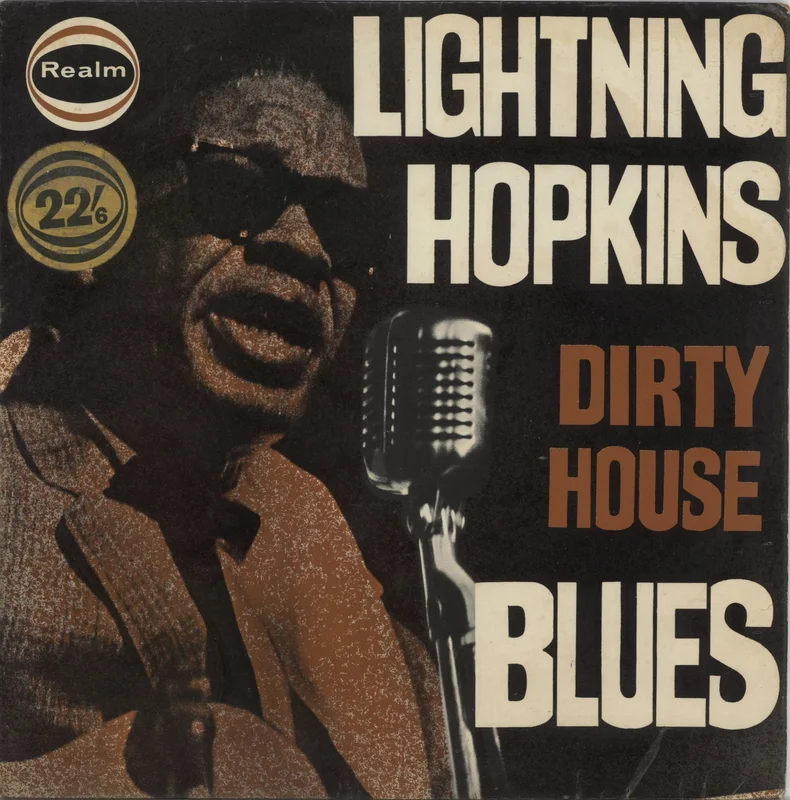 Lightnin' Hopkins Dirty House Blues - Price Stickered Sleeve UK Vinyl LP