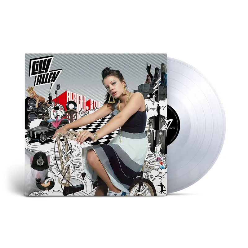 Lily Allen Alright, Still - Crystal Clear Vinyl - Sealed UK Vinyl LP