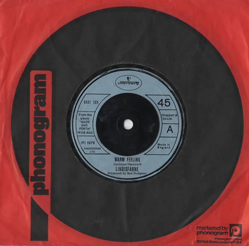 Lindisfarne Warm Feeling UK 7" vinyl