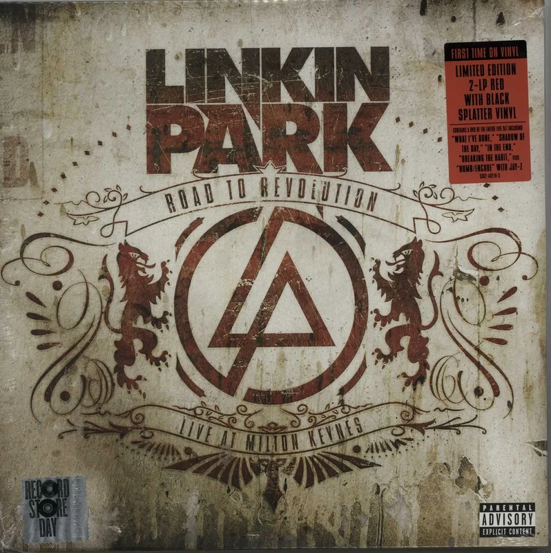 Linkin Park Road To Revolution - RSD 16 - Red & Black Vinyl + Numbered Sleeve - Sealed UK 2-LP vinyl set
