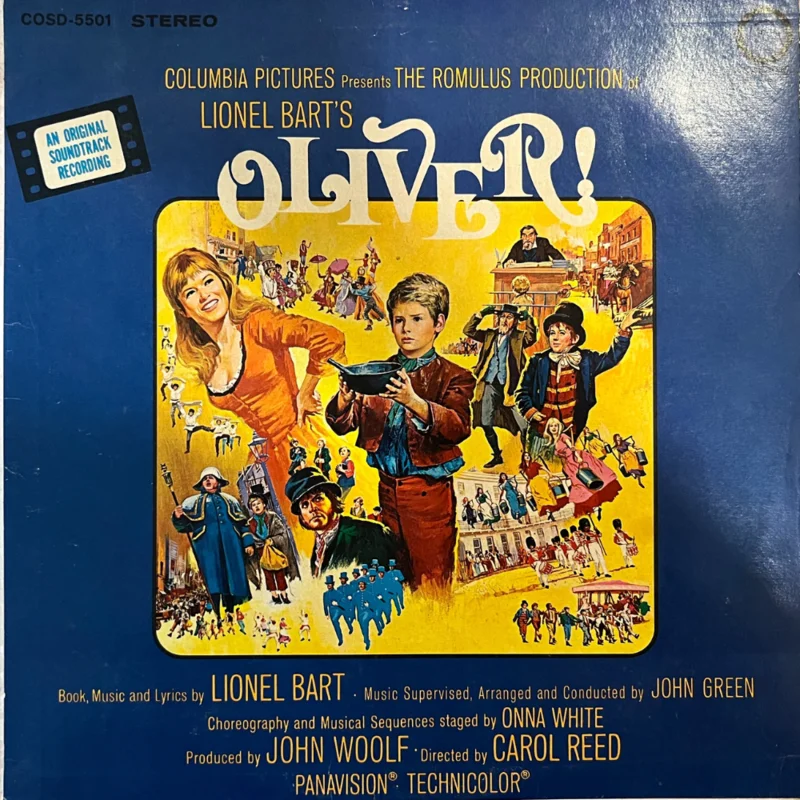 Lionel Bart - Oliver! (An Original Soundtrack Recording) (Indian Pressing) ( (Used Vinyl - VG+) SS Marketplace