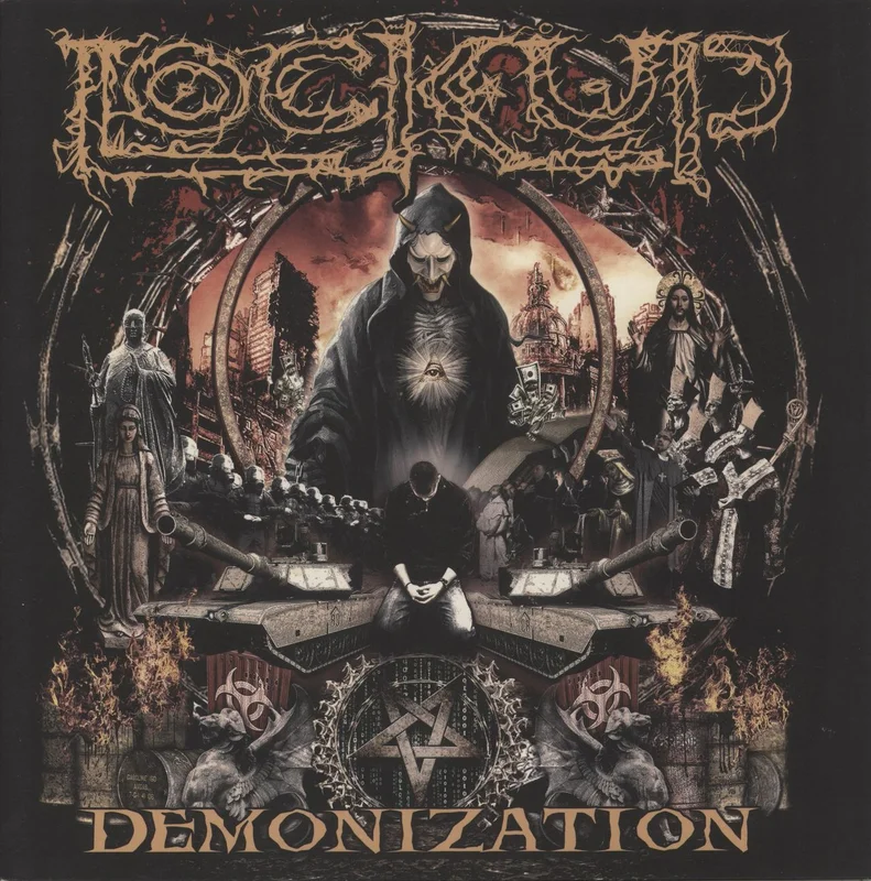 Lock Up Demonization - Red Vinyl UK Vinyl LP