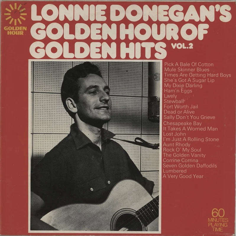 Lonnie Donegan Golden Hour Of Golden Hits Vol. 2 UK Vinyl LP