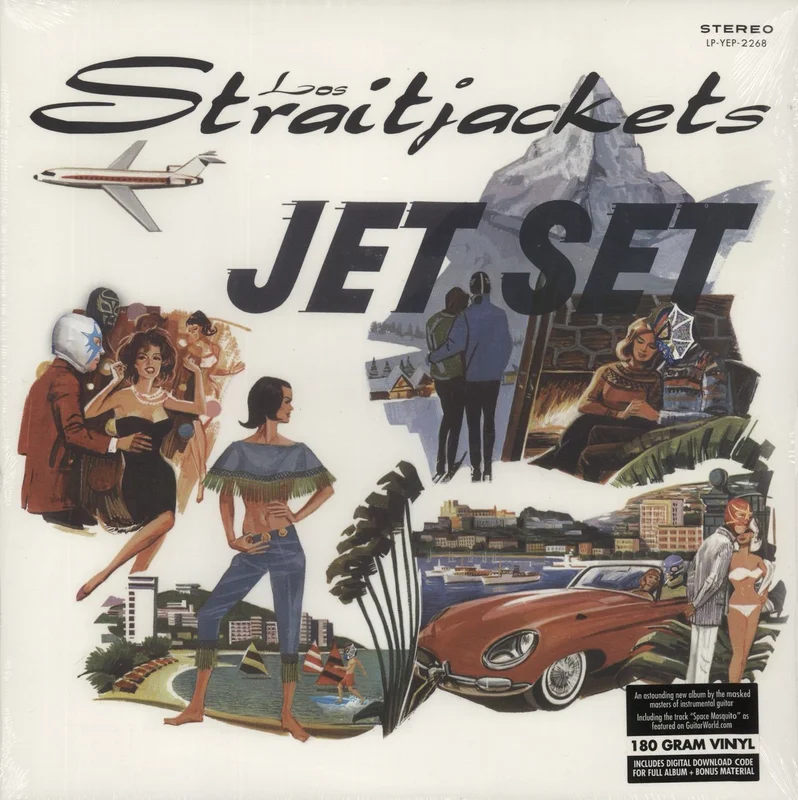 Los Straitjackets Jet Set - 180gm + Sealed US Vinyl LP