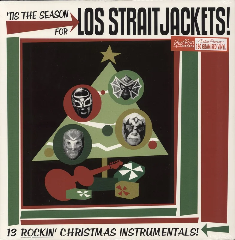 Los Straitjackets 'Tis The Season For... - 180gm Red Vinyl + Sealed US Vinyl LP