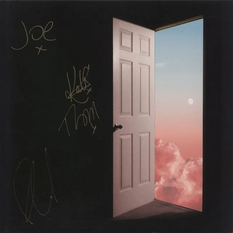 Lottery Winners Something To Leave The House For - White Vinyl - Autographed UK Vinyl LP