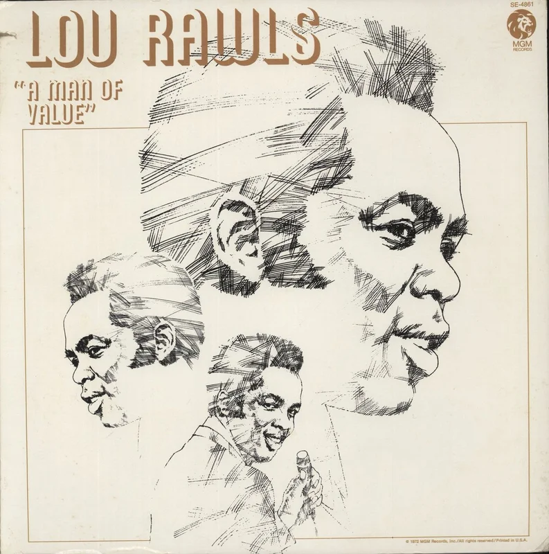 Lou Rawls A Man Of Value US Vinyl LP