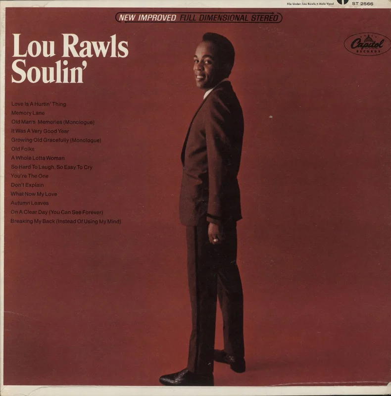 Lou Rawls Soulin' US Vinyl LP