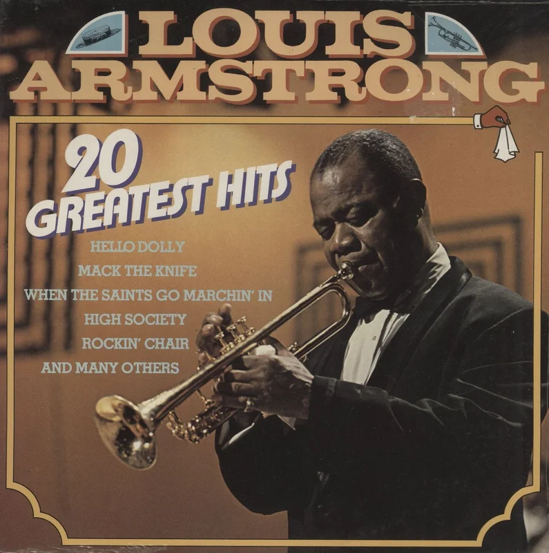 Louis Armstrong 20 Greatest Hits Italian Vinyl LP