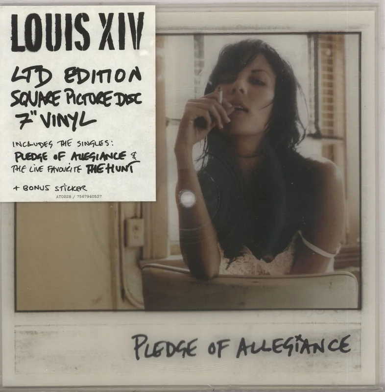 Louis XIV Pledge Of Allegiance / The Hunt UK Shaped picture disc