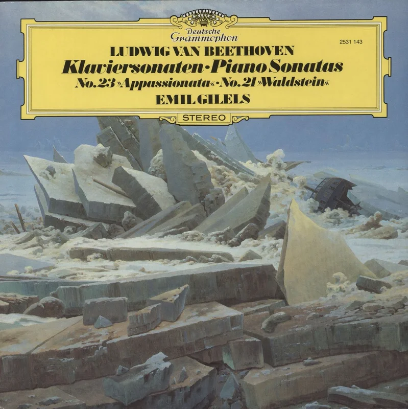 Ludwig Van Beethoven Beethoven: Klaviersonaten - Piano Sonatas No.23 Appassionata - No.21 Waldstein German Vinyl LP