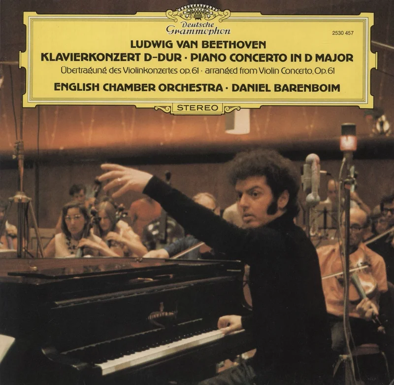Ludwig Van Beethoven Beethoven: Piano Concerto In D Major - Arranged From The Violin Concerto Op. 61 UK Vinyl LP