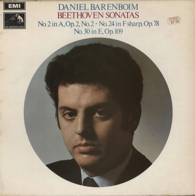 Ludwig Van Beethoven Beethoven Sonatas: No. 2 In A, Op. 2, No. 2; No. 24 In F Sharp, Op. 78; No. 30 In E, Op. 109 UK Vinyl LP