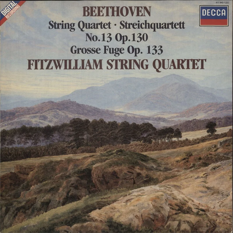 Ludwig Van Beethoven Beethoven: String Quartet No.13 Op.130 / Grosse Fuge Op.133 Dutch Vinyl LP