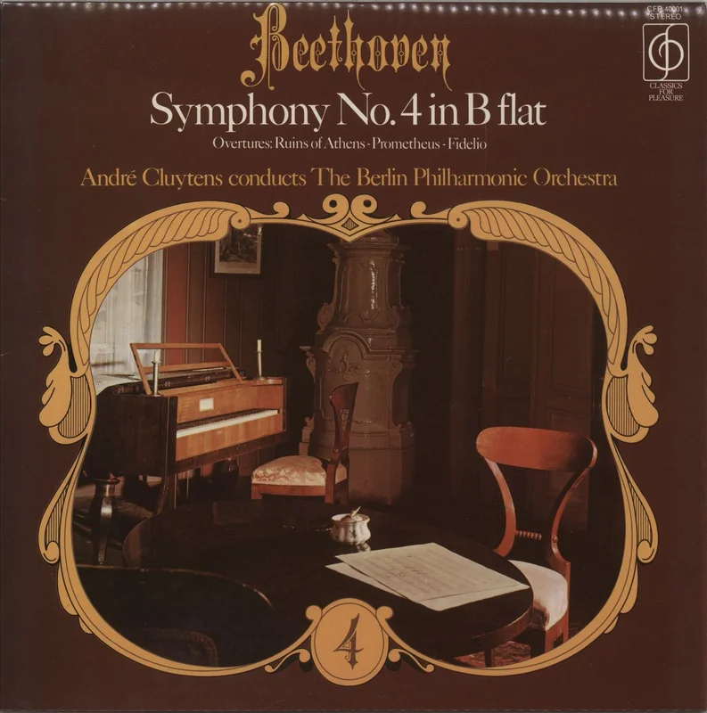 Ludwig Van Beethoven Beethoven: Symphony No. 4 In B Flat UK Vinyl LP