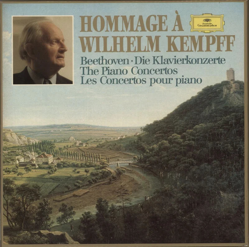 Ludwig Van Beethoven Hommage  Wilhelm Kempff (Beethoven - Die Klavierkonzerte) UK Vinyl box set
