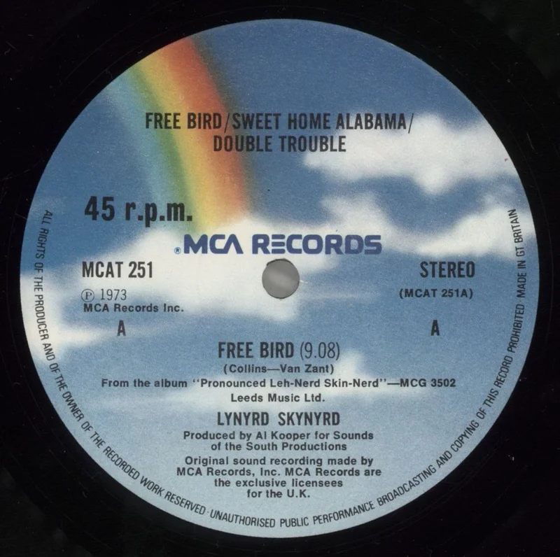 Lynyrd Skynyrd Freebird UK 12" vinyl