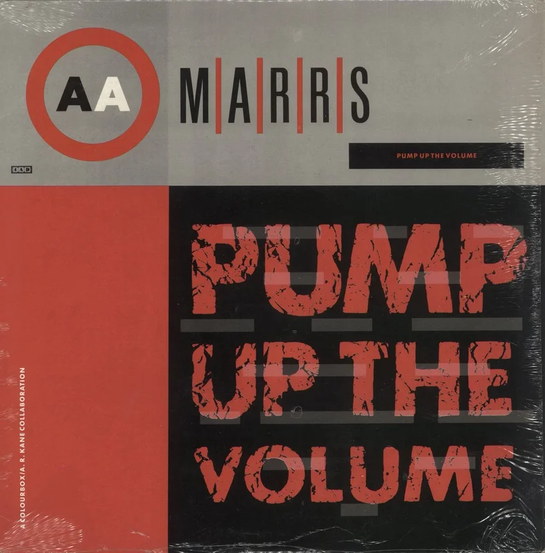 M.A.R.R.S. Pump Up The Volume + p/s - Shrink US 12" vinyl