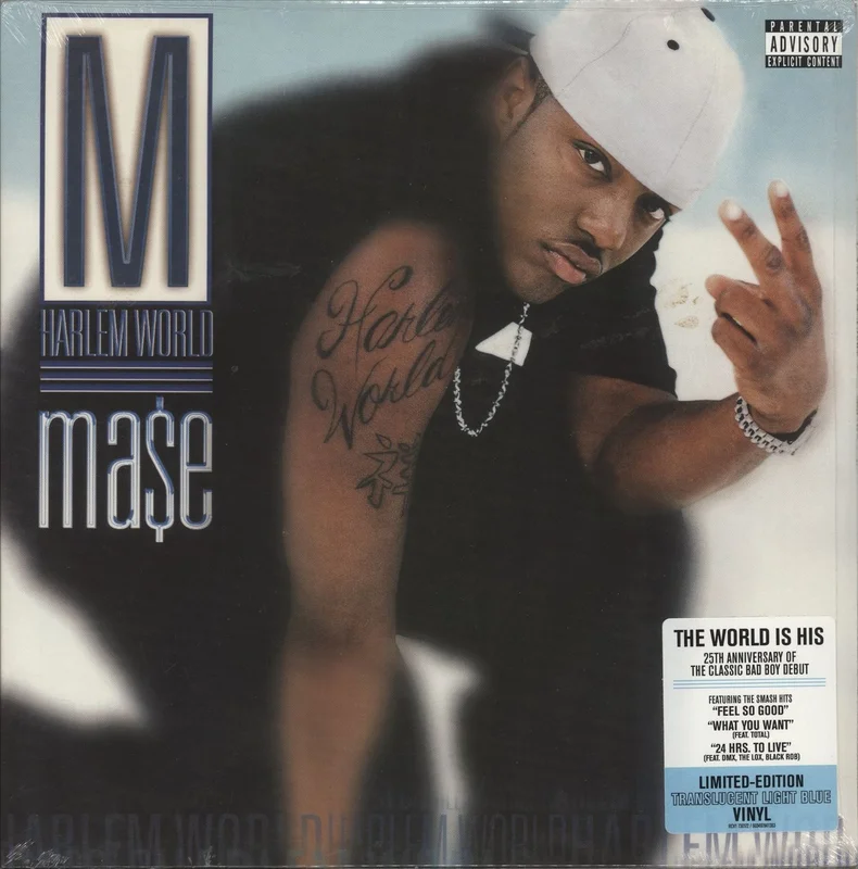 Ma$e Harlem World - Translucent Blue Vinyl - Sealed - EX UK 2-LP vinyl set