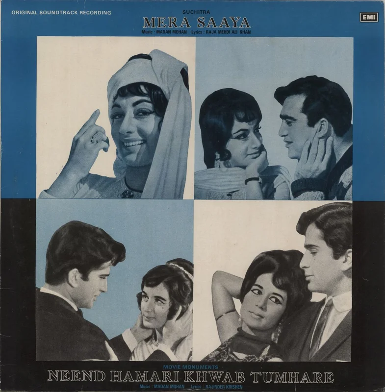 Madan Mohan Mera Saaya / Neend Hamari Khwab Tumhare Indian Vinyl LP