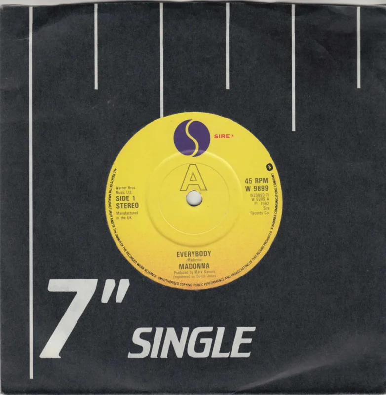 Madonna Everybody UK 7" vinyl