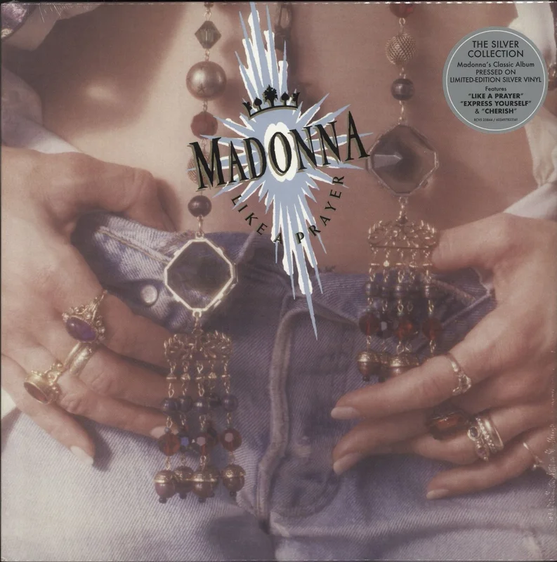 Madonna Like A Prayer - Silver Vinyl UK Vinyl LP