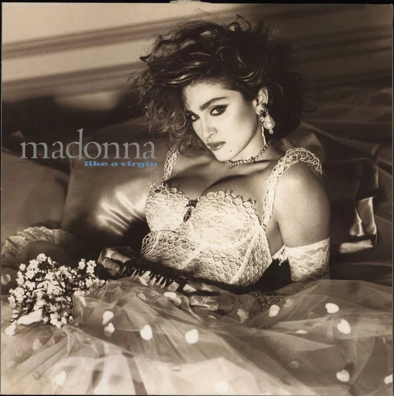 Madonna Like A Virgin + video insert UK Vinyl LP