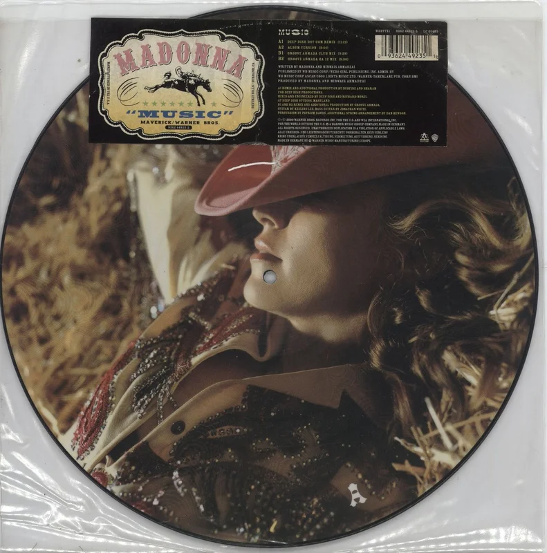 Madonna Music - EX UK 12" picture disc