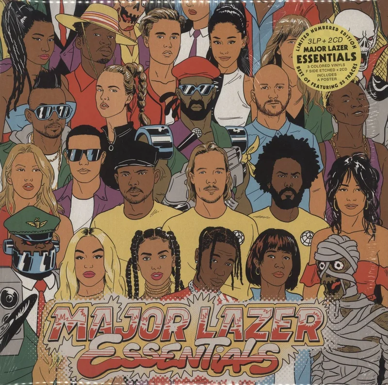 Major Lazer Essentials - Yellow Vinyl US 3-LP vinyl set