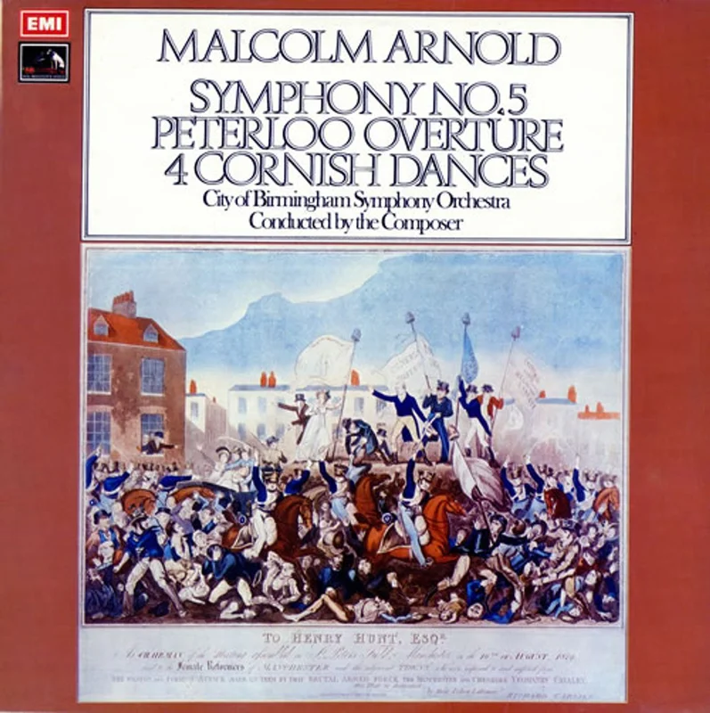 Malcolm Arnold Symphony No. 5 UK Vinyl LP