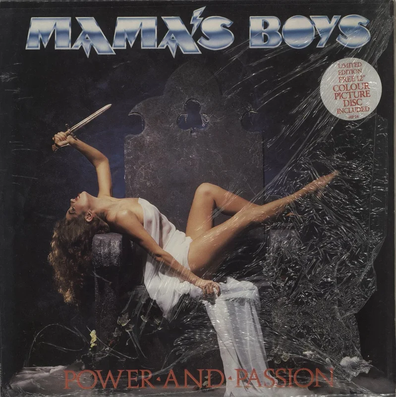 Mama's Boys Power And Passion + 12" Picture Disc + Sticker UK 2-LP vinyl set