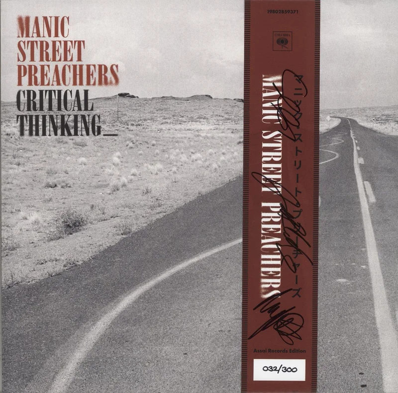 Manic Street Preachers Critical Thinking - Assai Records Edition - Red Vinyl + Autographed Obi UK Vinyl LP