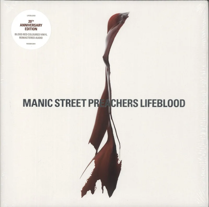 Manic Street Preachers Lifeblood: 20th Anniversary - Red Vinyl + Autographed Print UK 2-LP vinyl set