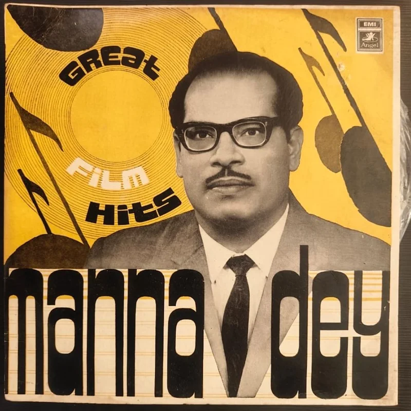 Manna Dey  Great Film Hits (Used Vinyl - VG+) NJ Marketplace