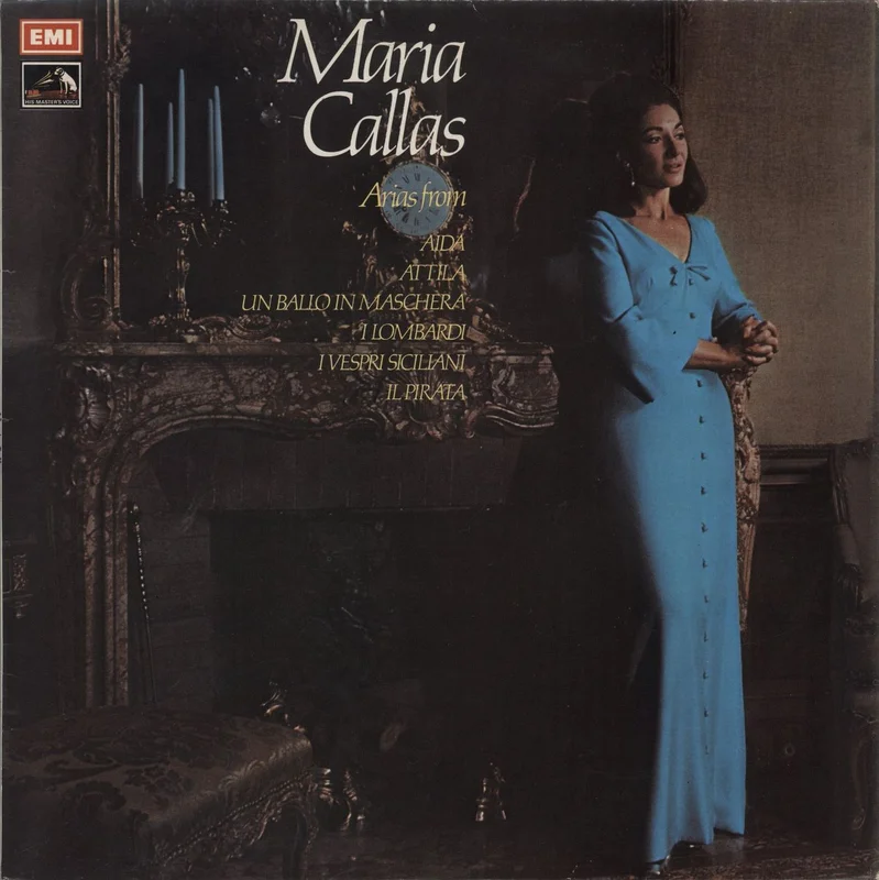 Maria Callas Arias from Aida, Un Ballo in Maschere, I Vespri Siciliani... UK Vinyl LP