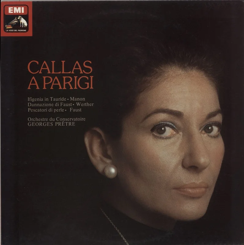 Maria Callas Callas A Parigi Italian Vinyl LP