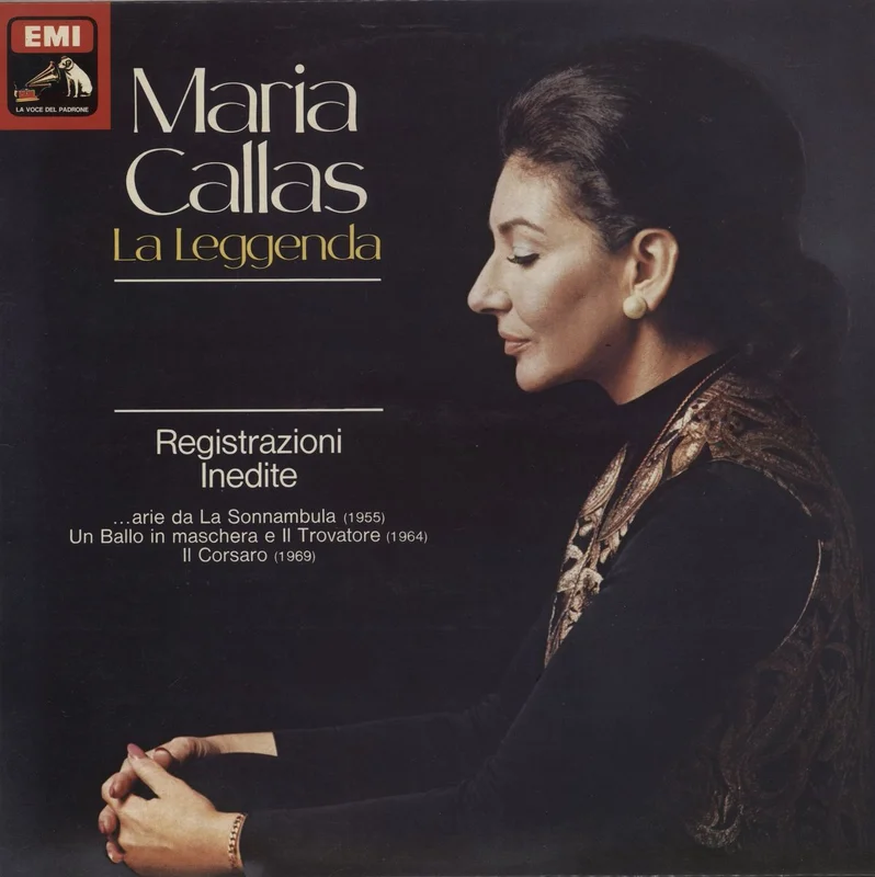 Maria Callas La Leggenda Italian Vinyl LP