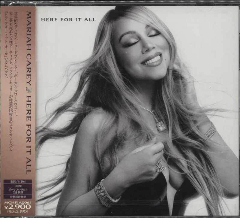 Mariah Carey Here For It All - Sealed + Postcard Japanese CD album