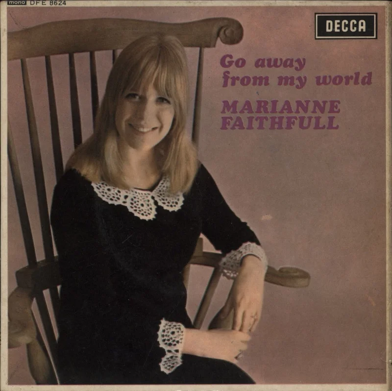 Marianne Faithfull Go Away From My World EP - VG Sleeve UK 7" vinyl