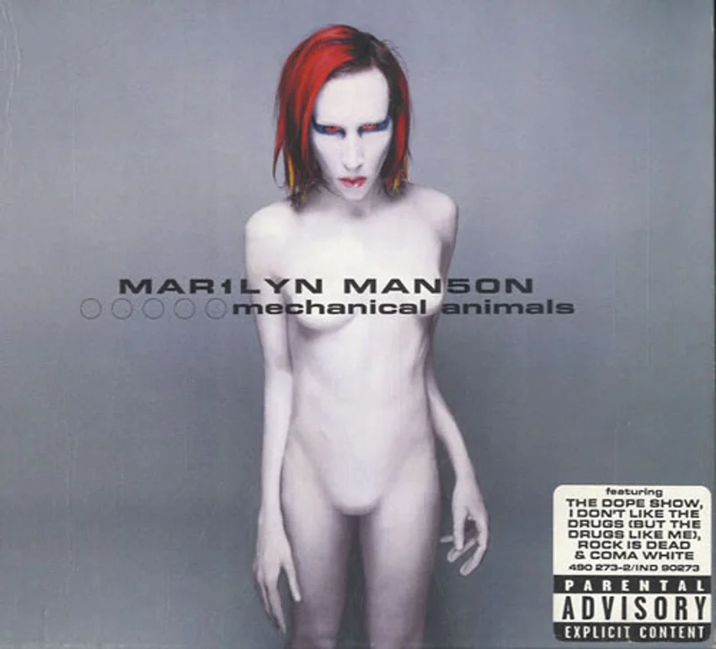 Marilyn Manson Mechanical Animals UK CD album
