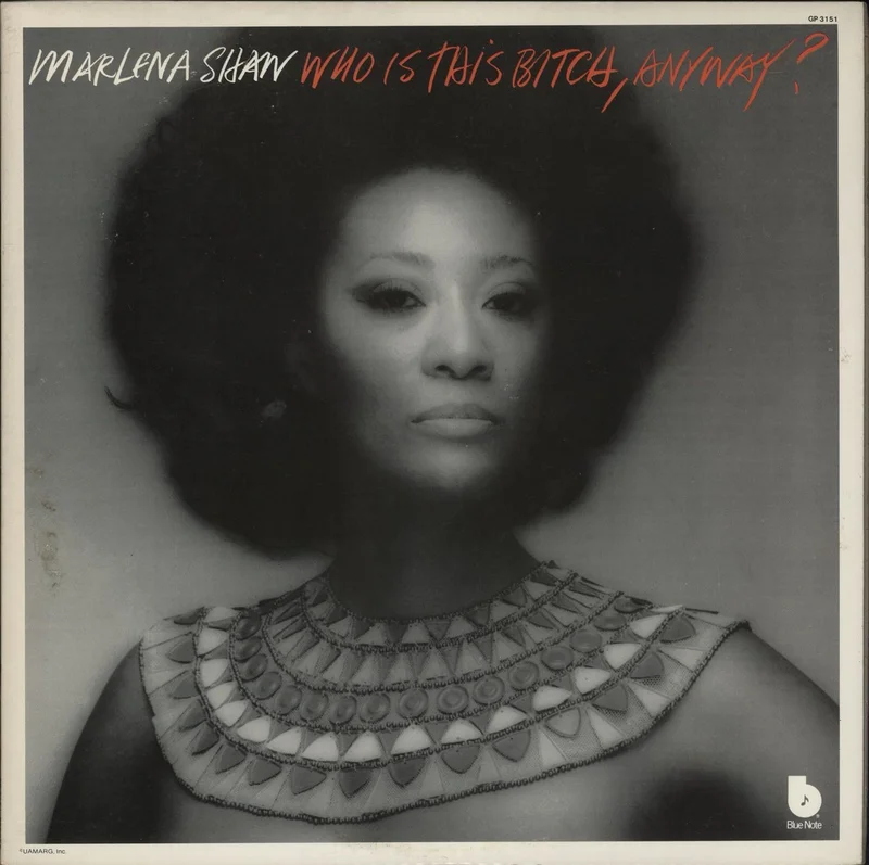 Marlena Shaw Who Is This Bitch, Anyway? Japanese Promo Vinyl LP