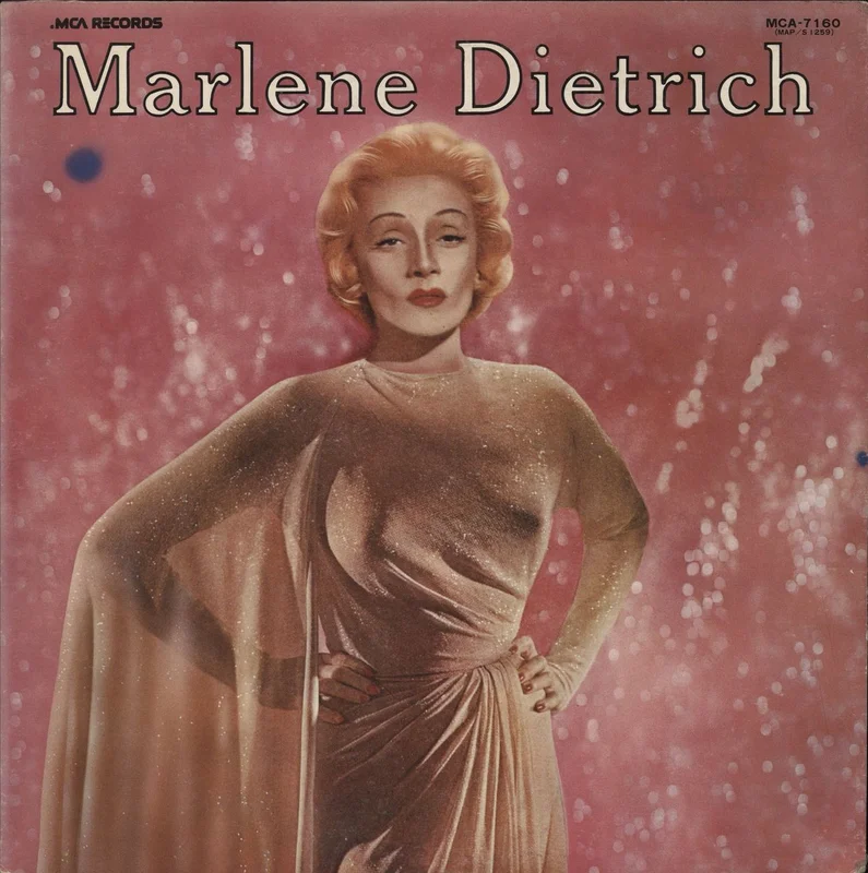 Marlene Dietrich Lili Marlene Japanese Promo Vinyl LP