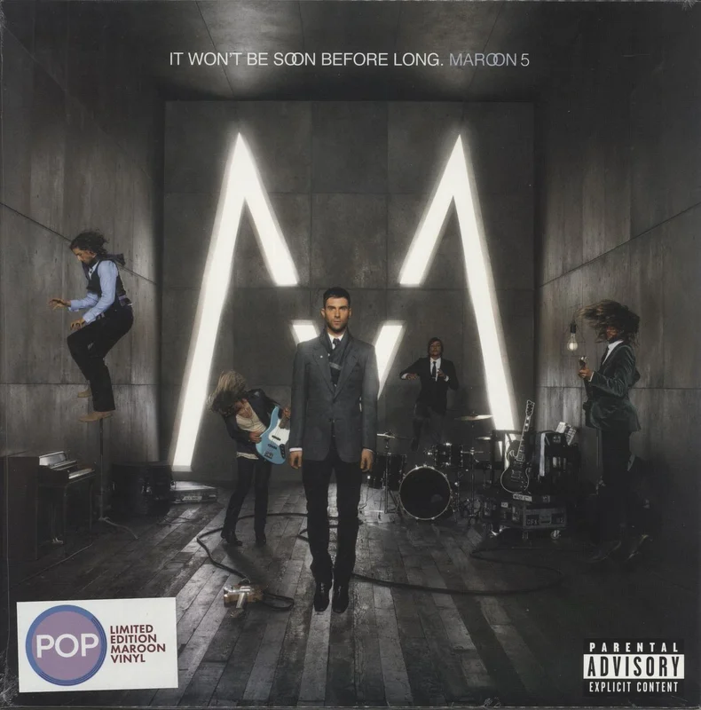 Maroon 5 It Won't Be Soon Before Long - Maroon Vinyl - Sealed UK Vinyl LP